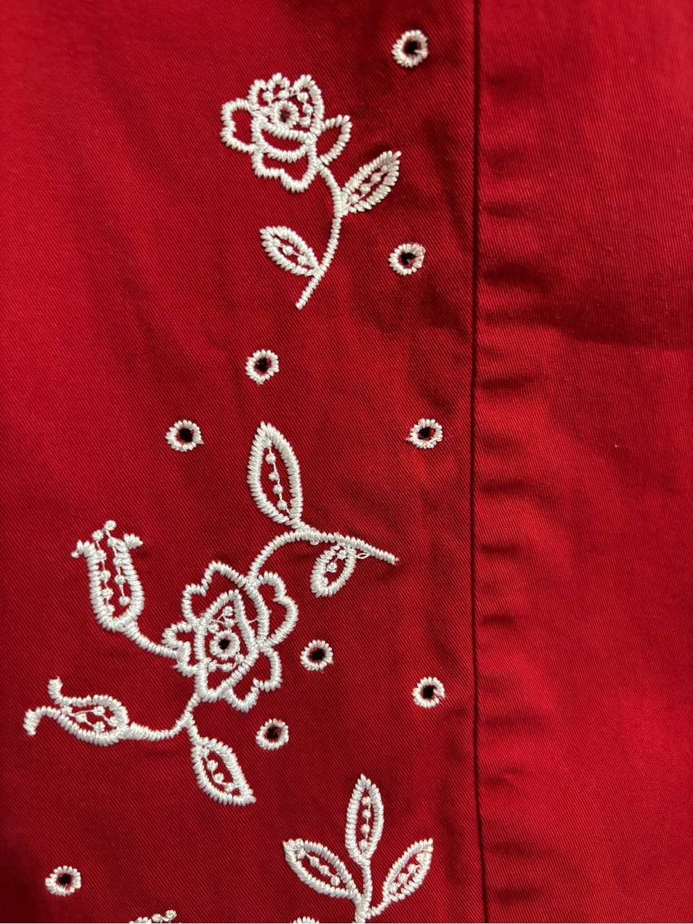 Talbots Embroidered Capris - Picture 4 of 10